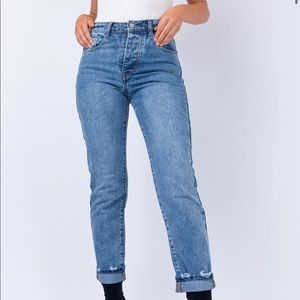 princess polly mid rise jean